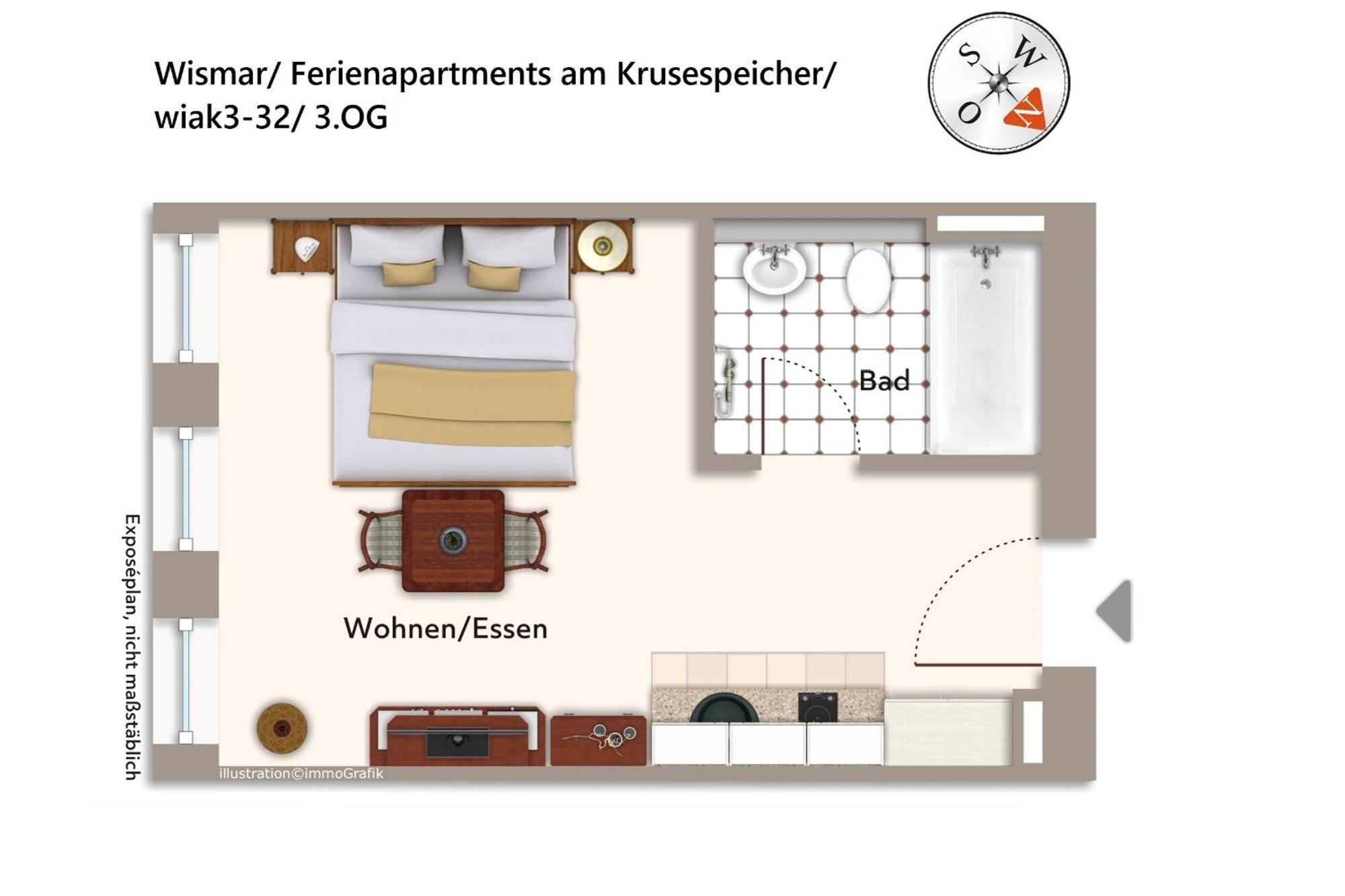 Ferienapartments Am Krusespeicher Ferienapartments Am Krusespeicher 3-32 Висмар Экстерьер фото